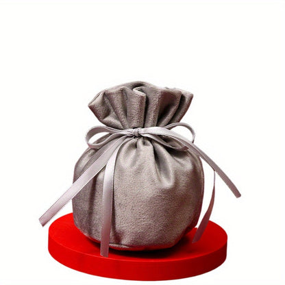 9x12CM Fashion Vintage Velvet Stylish Jewelry Packaging Drawstring Gift Bag Wedding Festival Candy Chocolate Bag Party Jewelry Packaging Box，Price for 25 Pieces