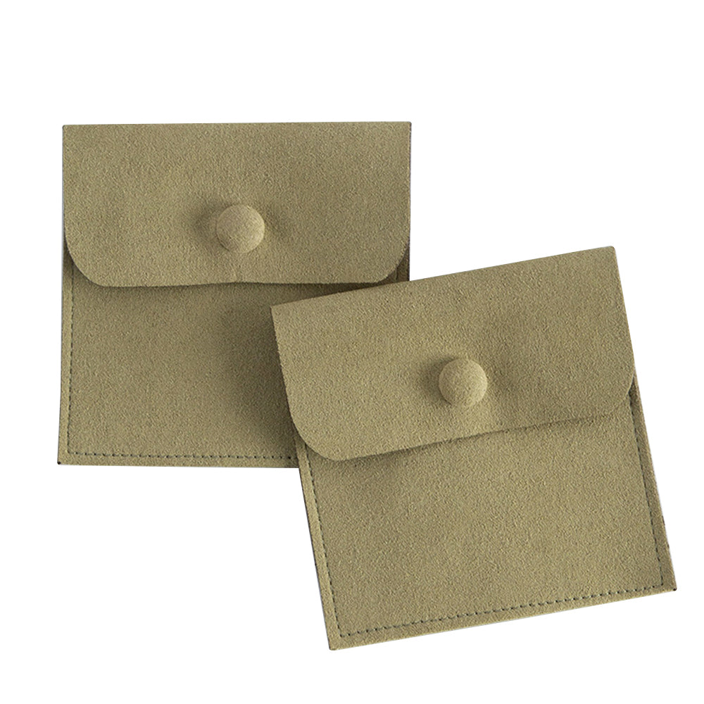 Green Suede Pouch， Price for 10Pieces