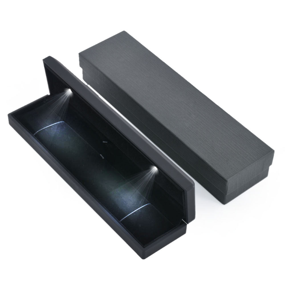 Popular-Selling Black Square Shaped Led Jewelry Boxes,Price For 1 Pack