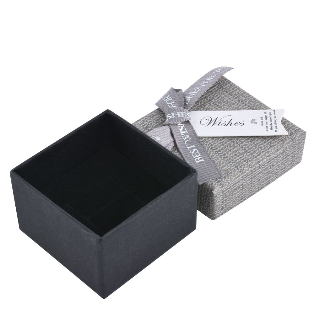 B1522-X5 Cajas de cartón para anillos de moda con 6 colores, precio por 24 piezas