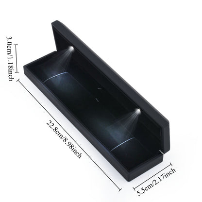 Popular-Selling Black Square Shaped Led Jewelry Boxes,Price For 1 Pack