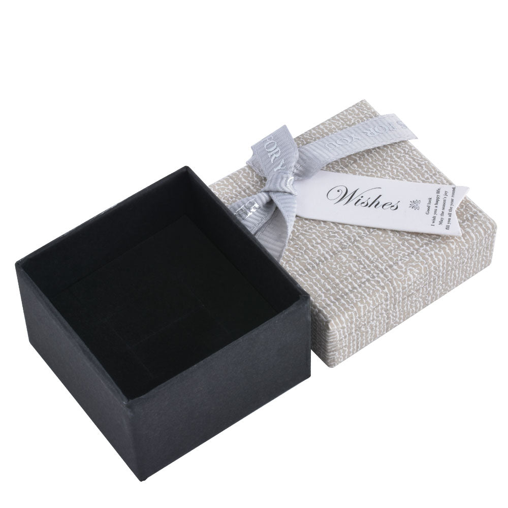 B1522-X5 Cajas de cartón para anillos de moda con 6 colores, precio por 24 piezas