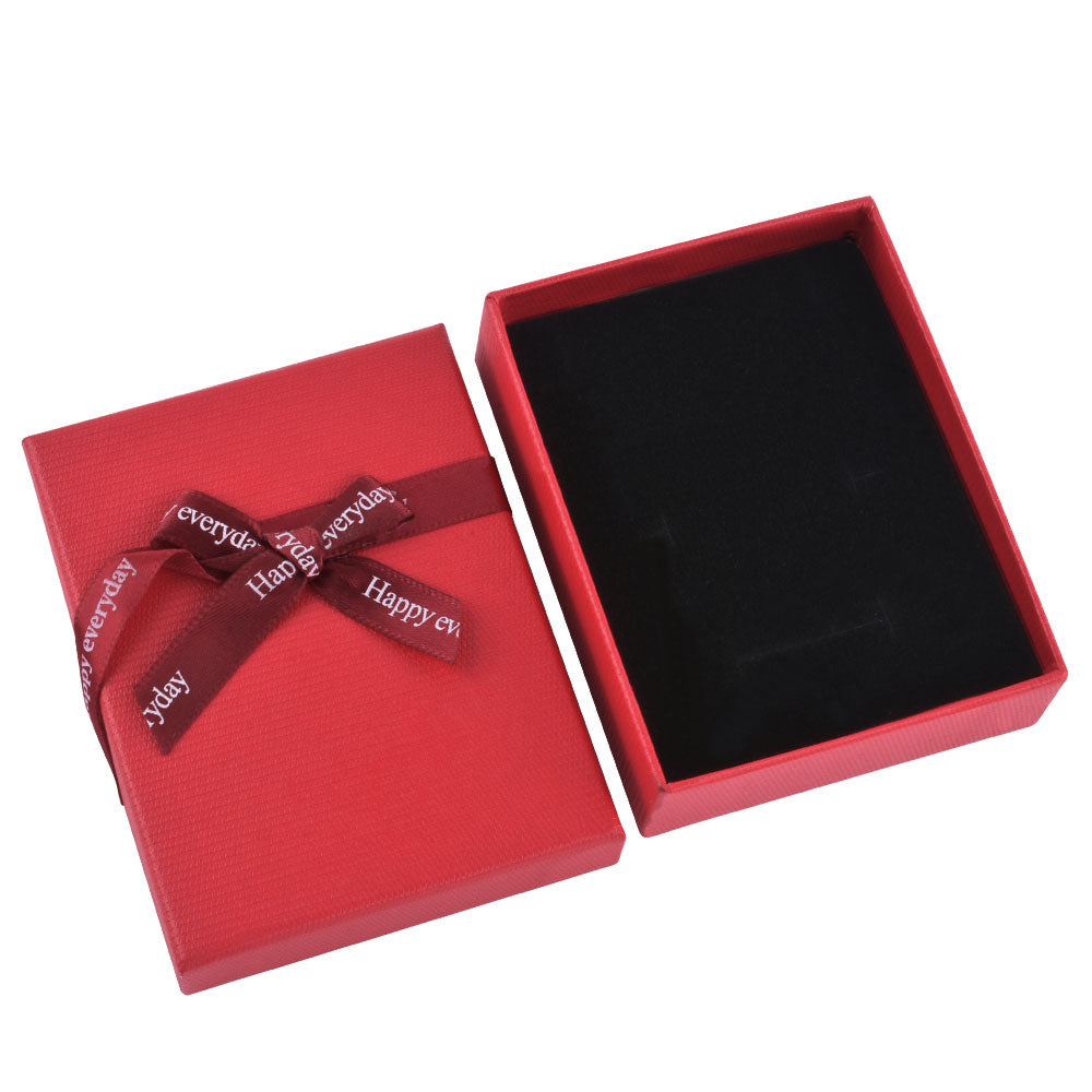 B1534-X8 Fashion Bow Tie Pendant Earring Necklace Boxes With 6 Colors, Price for 12 Pcs.