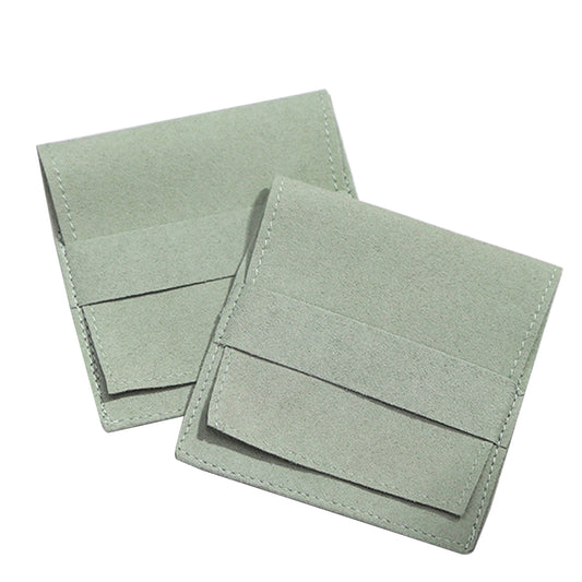 Green Suede Pouch， Price for 10Pieces