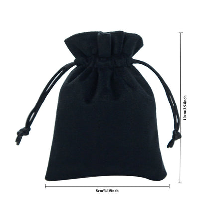 7*9cm 8*10cm 9*12cm Velvet Jewelry Drawstring Gift Bags, Jewelry Storage Bags for Organizing, Storage and Gift Wrapping，Price for 100 pieces