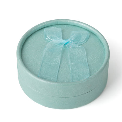 Round  Fashion Blue Jewelry Boxes，Price For 12PCS