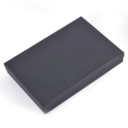 BX2785BK Black Cotton Filled Boxes, Size：8 1/8*5 5/8*1 3/8 inch， Price For 100PCS