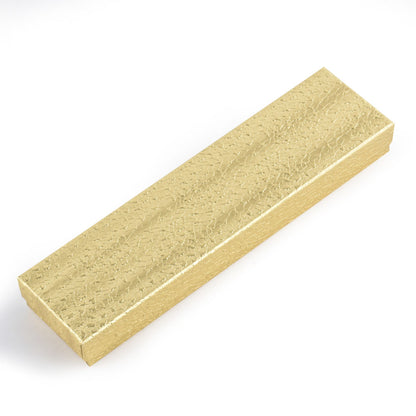 BX2882 Gold Cotton Filled Boxes, Size：8*2*1 inch,Price For 100PCS