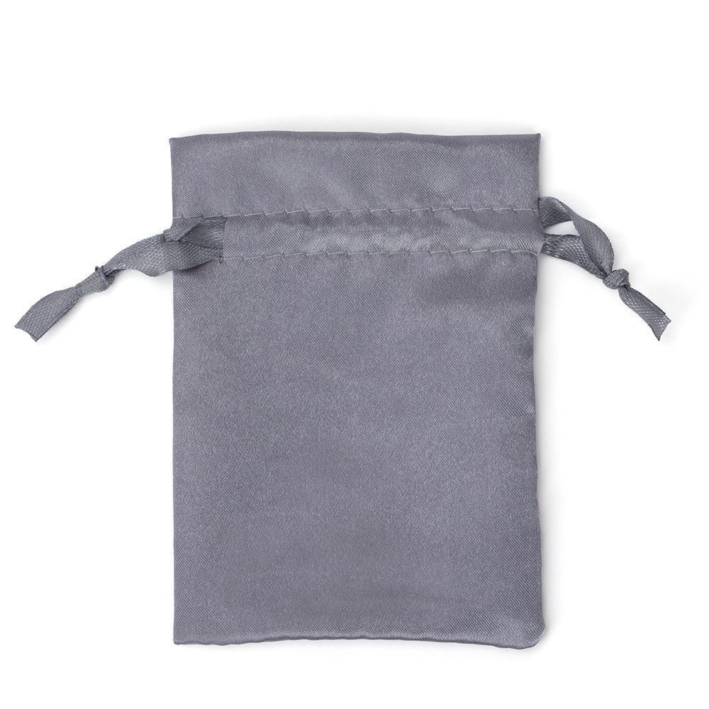 Gray Satin Pouch， Price for 50 Pieces