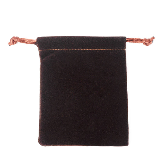 Brown Velvet Pouch， Price for 100Pieces