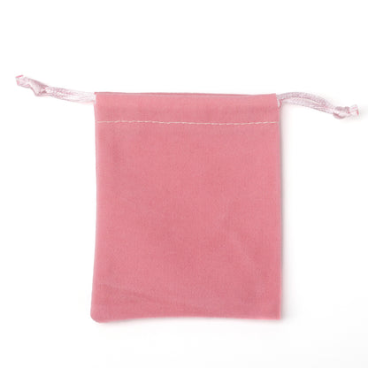 Bolsa de terciopelo rosa, precio por 100 piezas