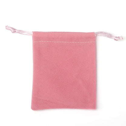 Protable Multiple Colors Velvet Pouches Drawstring Bags Gift For Wedding Proposal