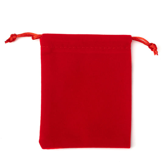 Bolsa de terciopelo rojo, precio por 100 piezas