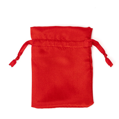 Bolsa de satén roja, precio por 50 piezas