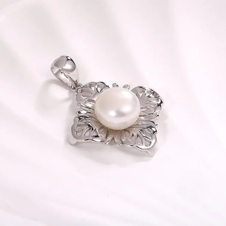 Custom made wholesale price 925 silver women pearl jewelry pendant for gifts