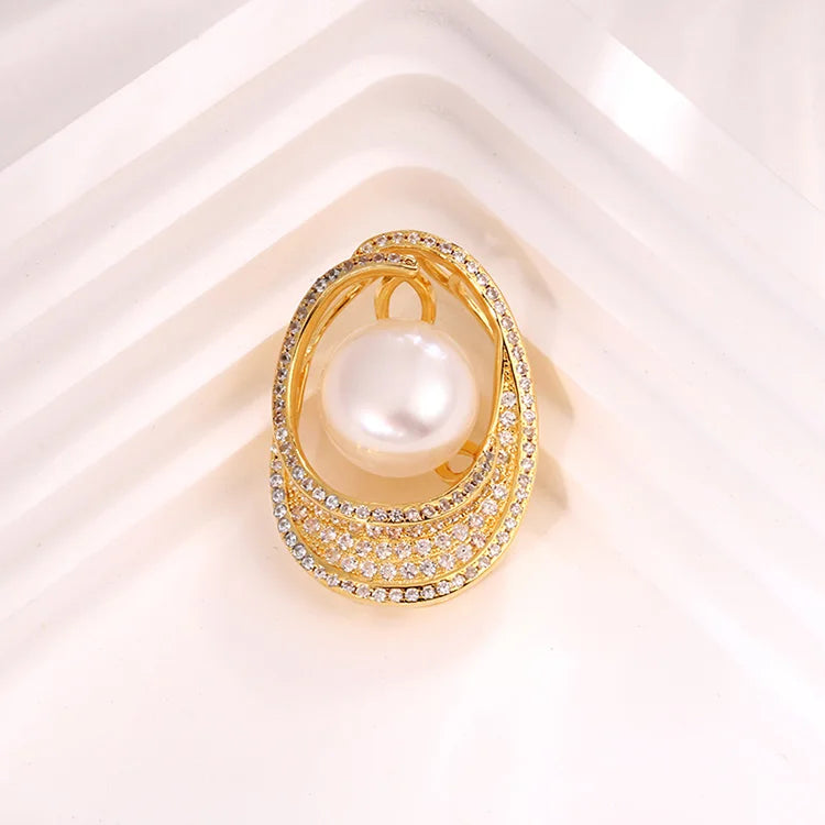 Custom women jewelry necklace 18k 14k gold plated s925 925 sterling silver zircon pearl charms pendant