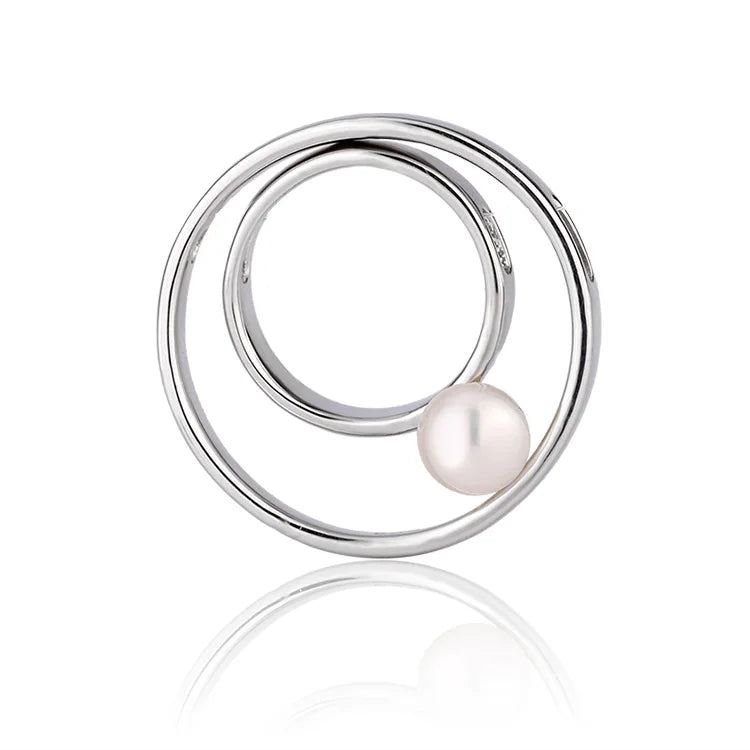 Sterling silver 925 jewellery wholesale modern freshwater pearl charm pendant