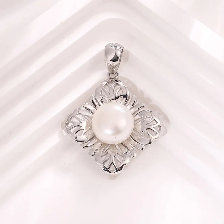 Custom made wholesale price 925 silver women pearl jewelry pendant for gifts