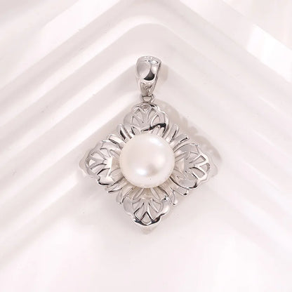 Custom made wholesale price 925 silver women pearl jewelry pendant for gifts