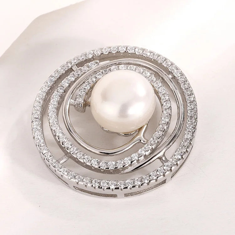 Custom pendant manufacturer wholesale 925 sterling silver chain women single pearl pendant charms