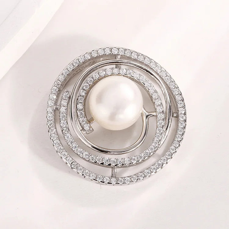 Custom pendant manufacturer wholesale 925 sterling silver chain women single pearl pendant charms