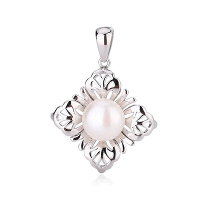 Custom made wholesale price 925 silver women pearl jewelry pendant for gifts