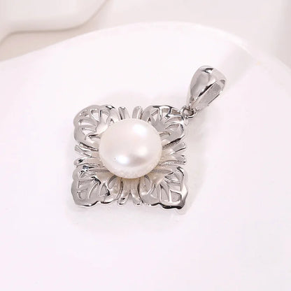 Custom made wholesale price 925 silver women pearl jewelry pendant for gifts