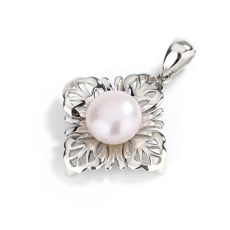 Custom made wholesale price 925 silver women pearl jewelry pendant for gifts