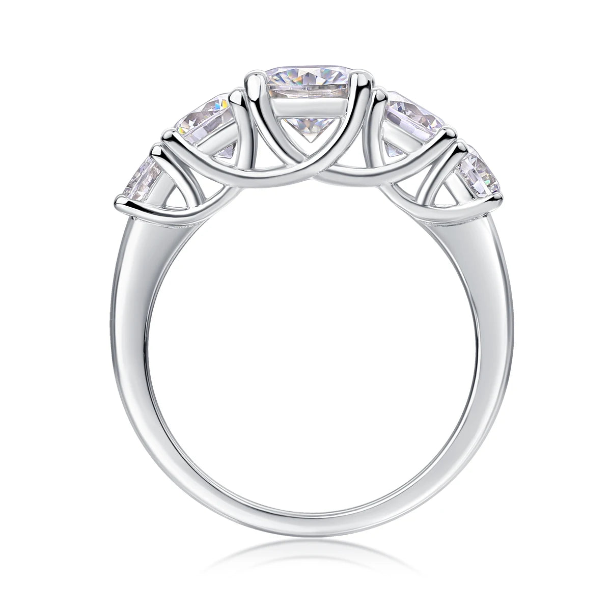 Best Selling Classics Design Moissanite  Ring Silver Jewelry Women Gift  Party Sterling Stone Wedding Technology party