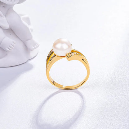 S925 pure silver pearl ring, female niche design, light luxury, high-end feeling, cool style, Instagram trendy fashion