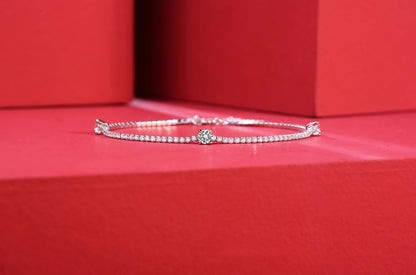 925 Sterling Silver Bracelet Fresh Star Bracelets For Women Personality Round Bead Bracelet Korean Fashion