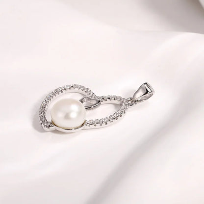 Best bulk price wholesale custom freshwater pearl 925 sterling silver heart shaped pendant