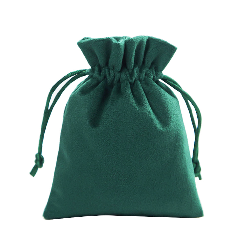 Bolsa con cordón verde, precio por 100 piezas