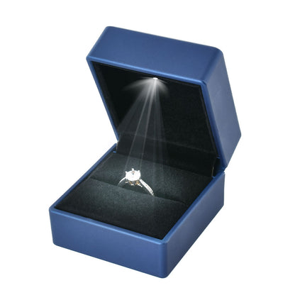 Cajas de anillo de luz LED azul, precio por 12 piezas