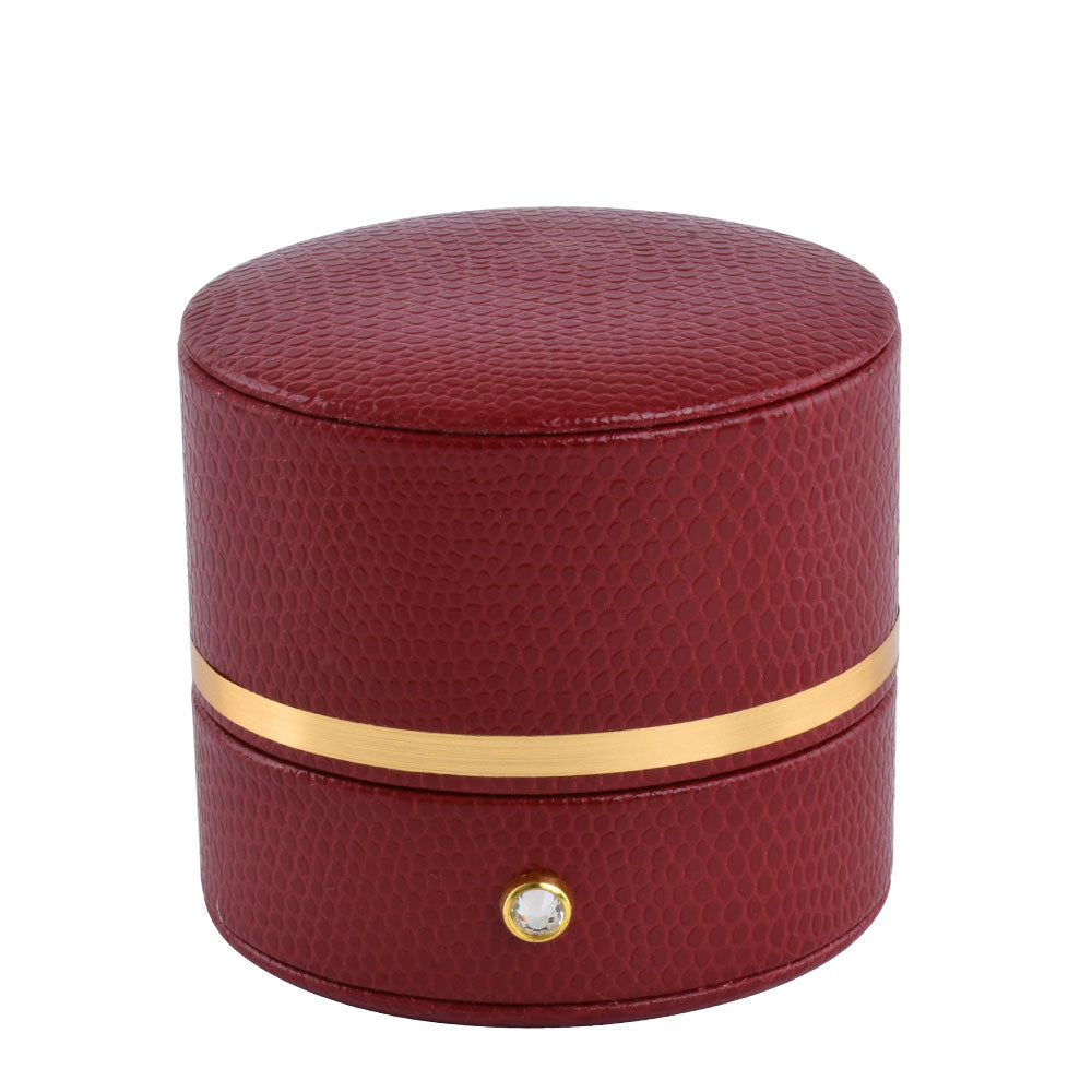 Red Oval Luxury Jewelry Box, Price for 12 Pcs