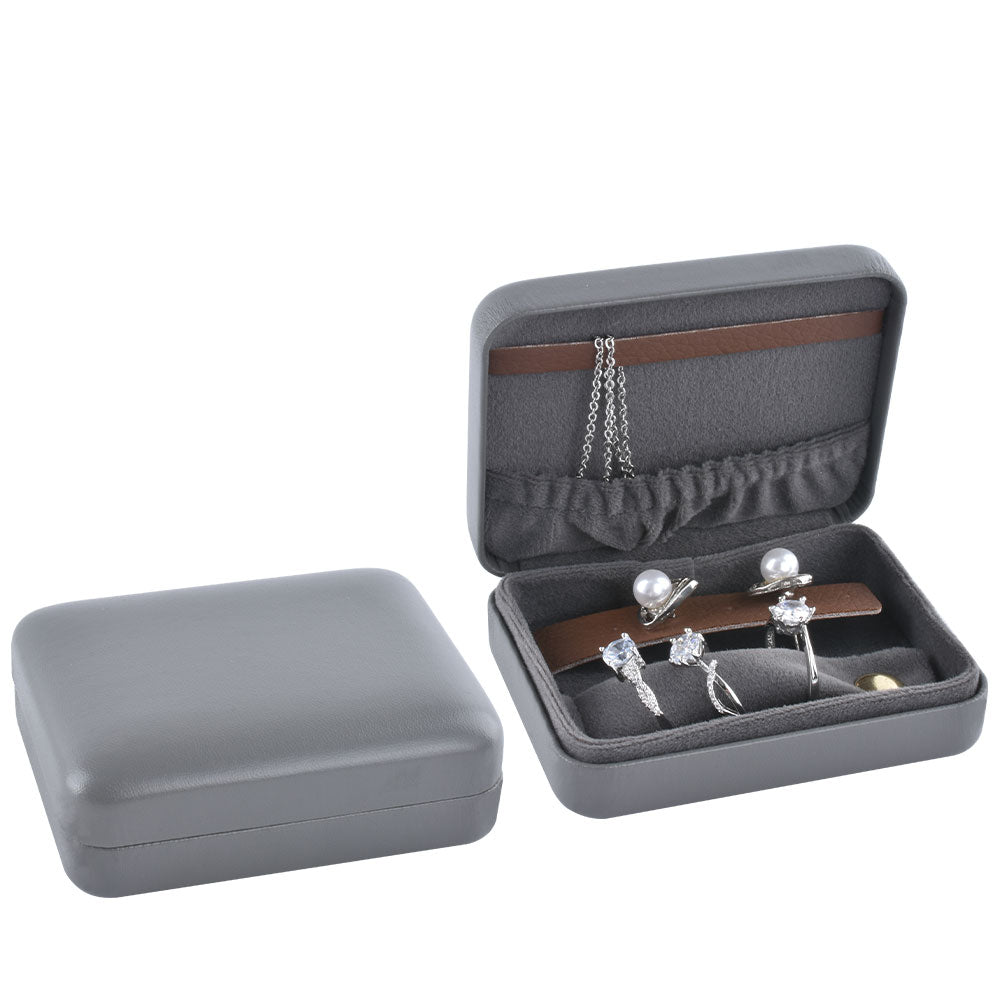 Custom Gray Mini Jewelry Set Boxes