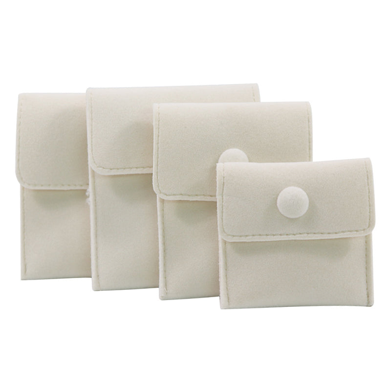 Beige Velvet Pouch， Price for 10Pieces