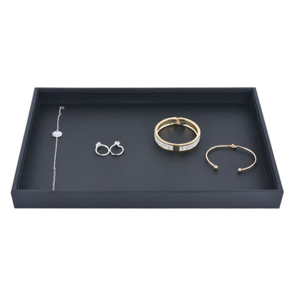 Black PU Jewelry Empty Tray