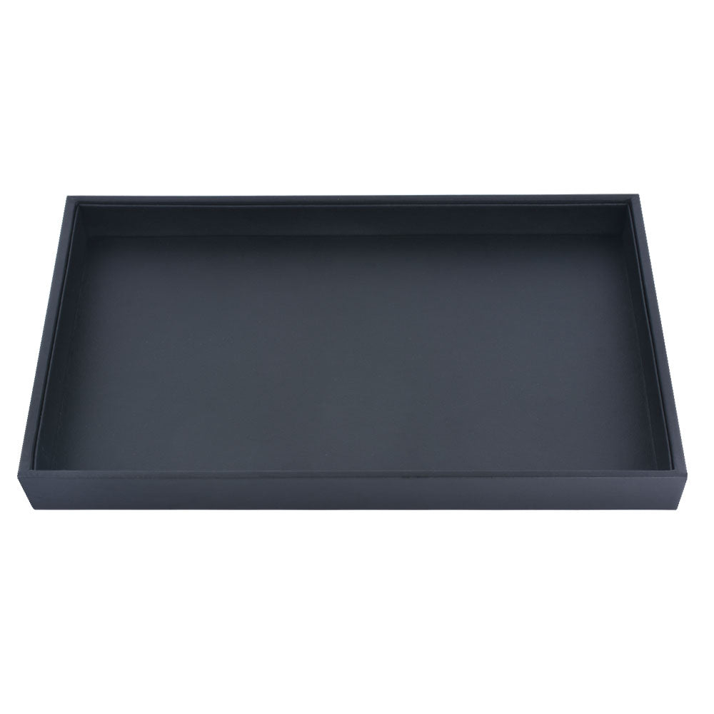 Black PU Jewelry Empty Tray