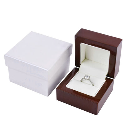 Cajas de madera para anillos