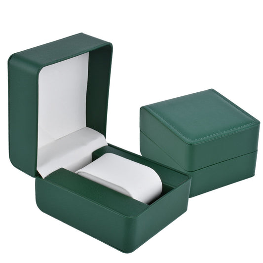 Cajas para un solo reloj de PU verde