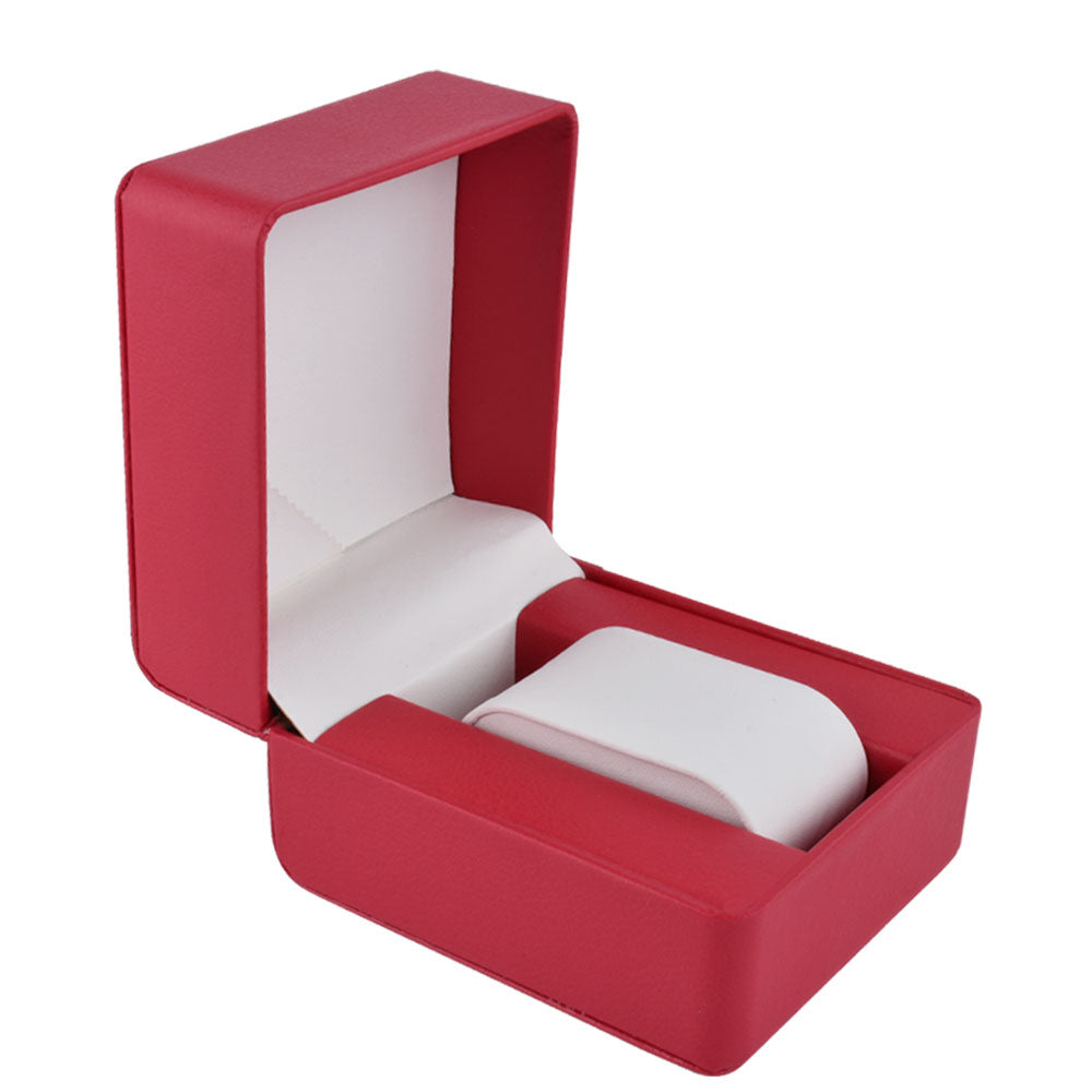 Red PU Watch Box