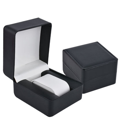 Cajas para un solo reloj de PU de color negro