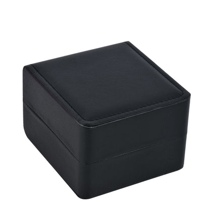 Cajas para un solo reloj de PU de color negro