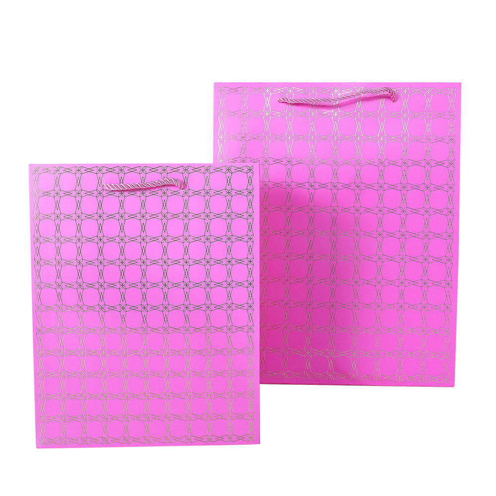 12 pcs Multi-color Mesh Drawstring Printed Matte Paper Bag