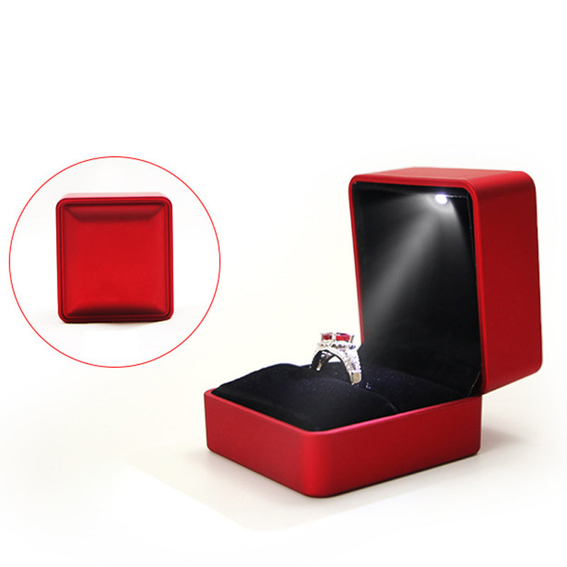 Red LED Light Ring Boxes,Price for 12PCS